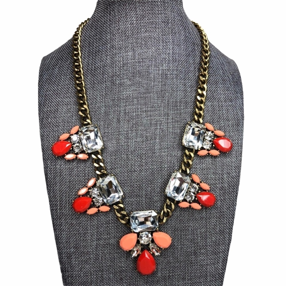 J. Crew Statement Rhinestone Necklace
